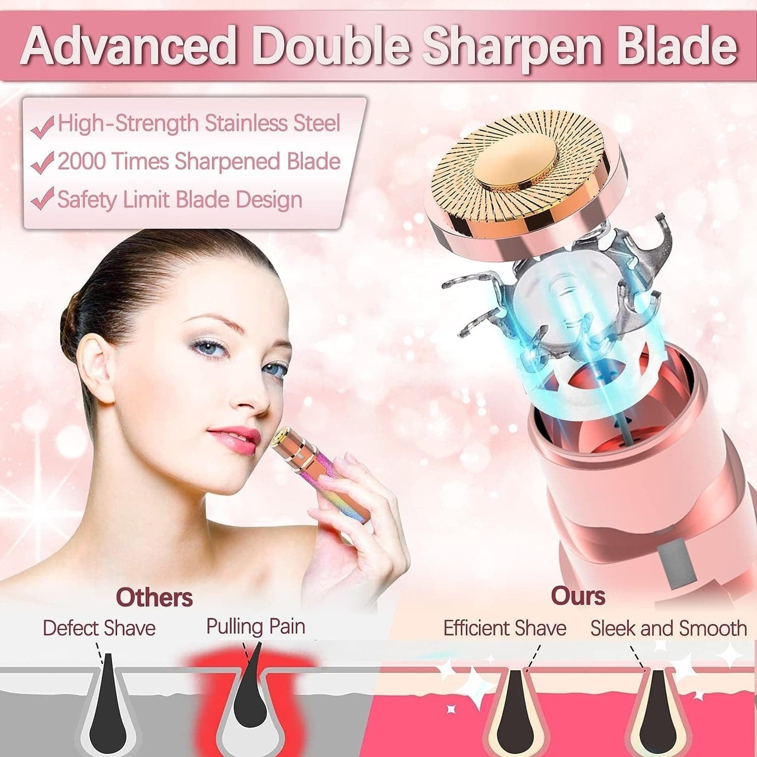 Electric Eyebrow Trimmer – Precision Hair Remover for Smooth & Painless Grooming 🔥 Hook (2 lines)