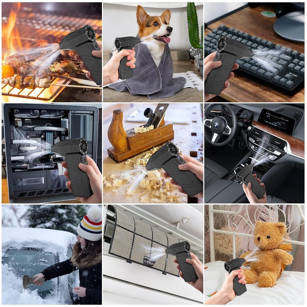 Mini Jet Fan – Powerful Brushless Handheld Turbo Fan for Strong Cooling Anywhere