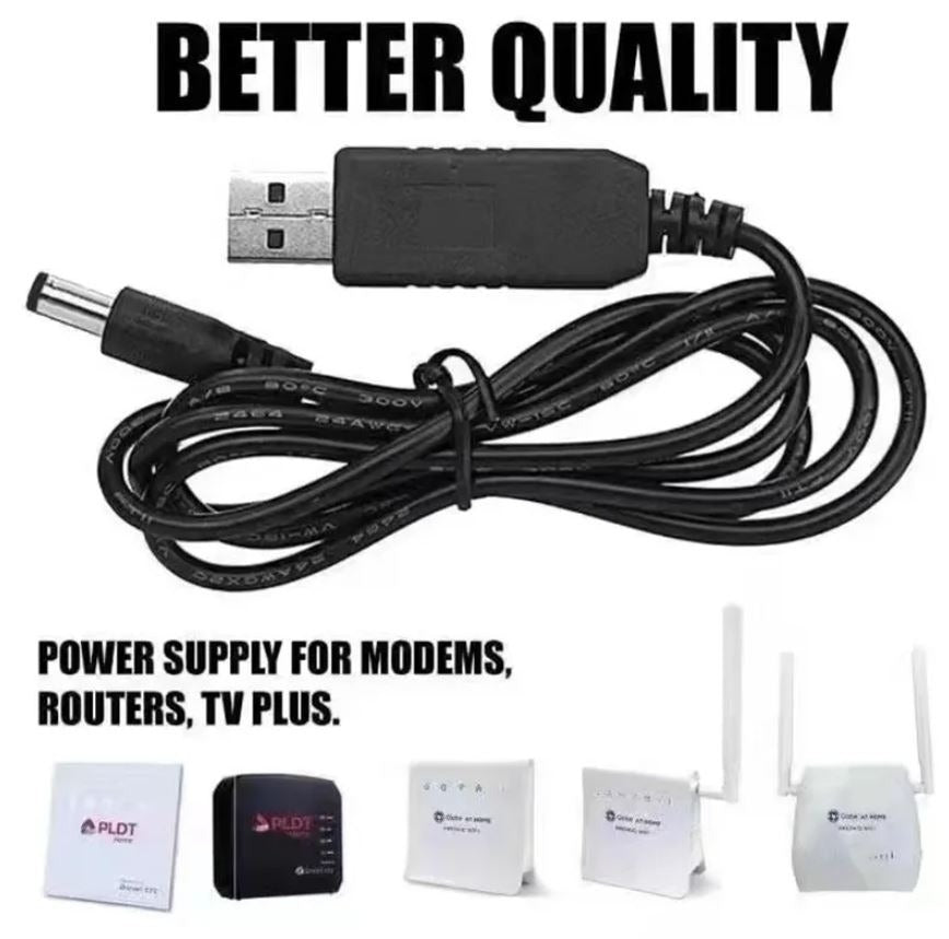 12W Power Boost Router Cable – High-Speed Stable Internet Signal Booster Cable